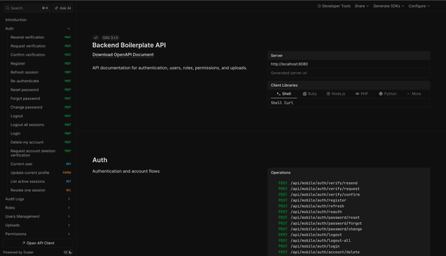Spring Boot Modular Monolith Boilerplate project thumbnail